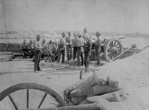 Forze britanniche dopo la cattura di Alessandria, 1882
